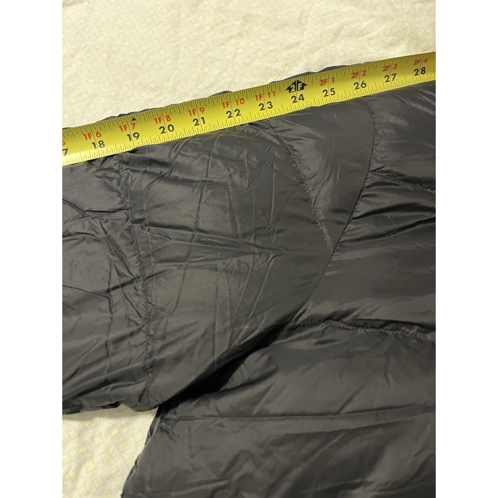 Eddie Bauer Jacket Mens L Black EB650 Down Puffer Hooded Full Zip Coat Outdoor - Picture 6 of 8